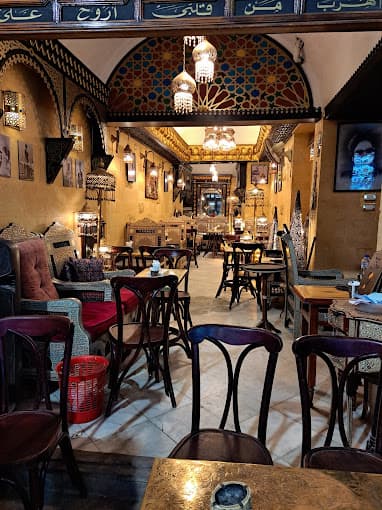 Naguib Mahfouz cafe - Khan El Khalili market